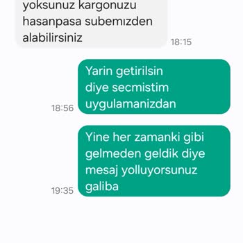 Aras Kargo Hasanpaşa Şubesinde Tekrarlayan Teslimat Sorunları Ve Bilgi Kirliliği