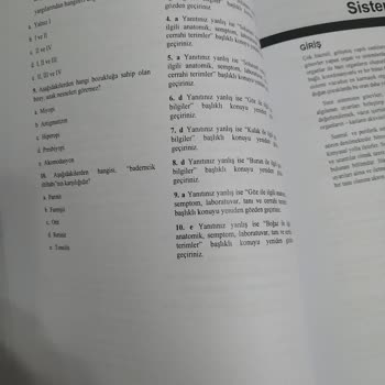 Kitapta Eksik Sayfalar Ve Cevap Anahtarı Sorunu