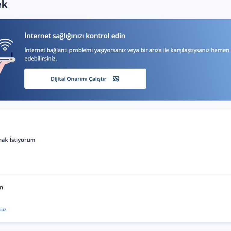 Üç Aydır İnternet Hizmeti Alamıyorum, Sorunum Çözülmüyor