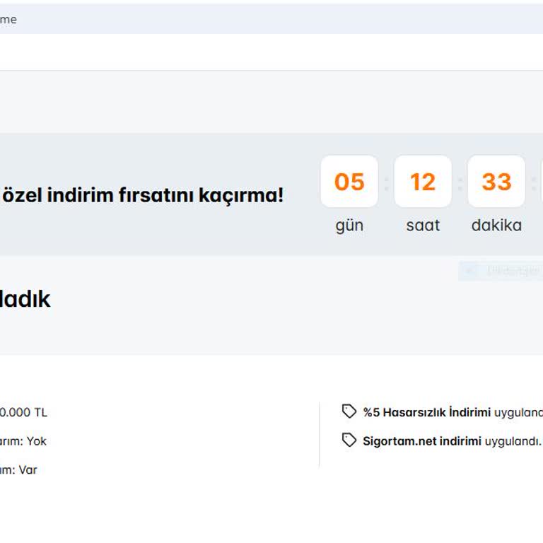 Teklif Süresi Dolmadan Trafik Sigortası Fiyatı Arttı