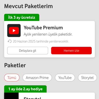 Vodafone Youtube Premium Üyeliği Beklenenden Erken Sonlandı