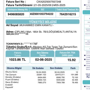 Aynı Ayda Farklı Tutarlarla İki Fatura Şoku