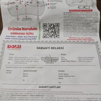 A101'den Aldığım Akülü Arabanın Şarj Adaptörü İkinci Gün Bozuldu