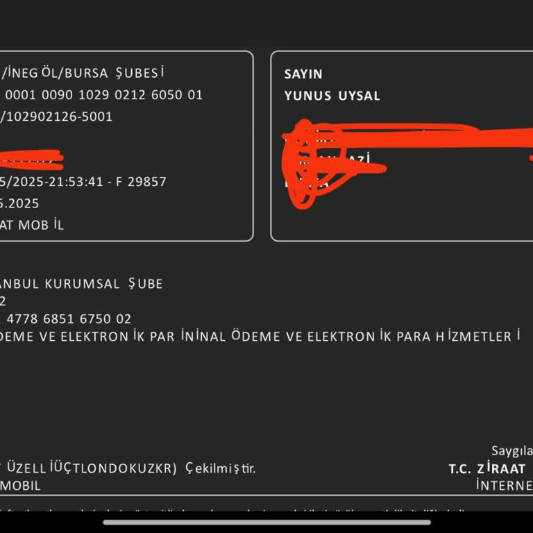 Yanlış Hesaba Gönderilen Para İçin Acil Destek Talebi