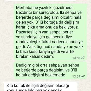Enza Home'dan Alınan Kusurlu Ürünlerin Değişimi Aylardır Sağlanmadı