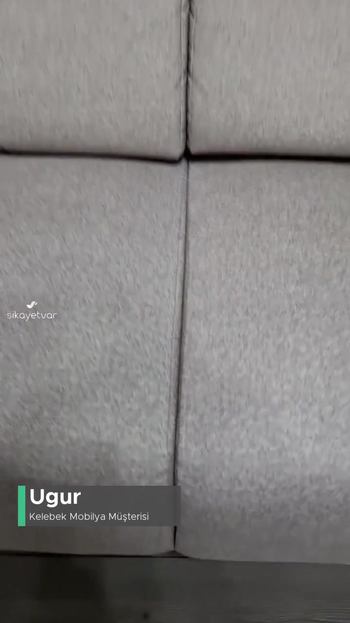 Kelebek Mobilya 17 Ayda Dökülen Koltuk Takımının Değiştirmiyor! videonun kapak resmi