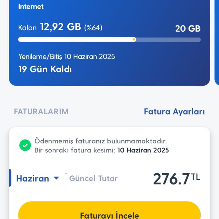 7 Günde Bitirilen 7 GB İnternet Ve Haksız Cayma Bedeli Mağduriyeti