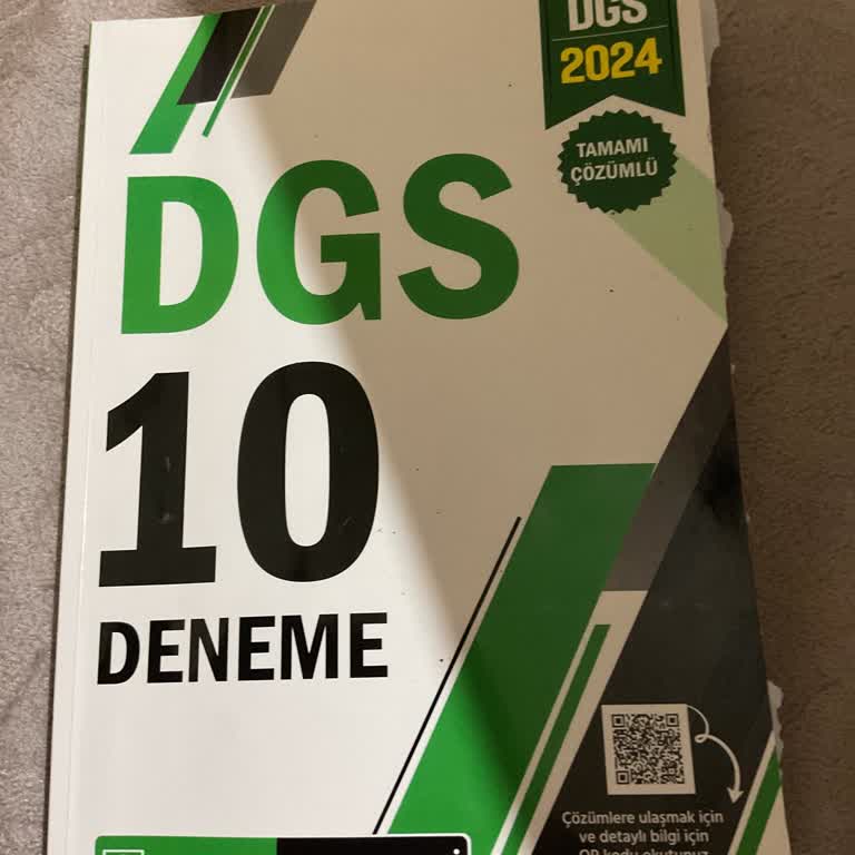 Pegem DGS Deneme Kitabı Çözümlerine Erişemiyorum