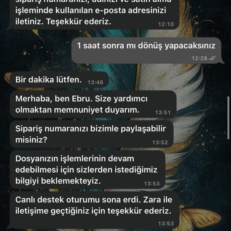 Zara Müşteri Hizmetlerinde Uzun Bekleme Ve İletişim Kopukluğu Yaşadım