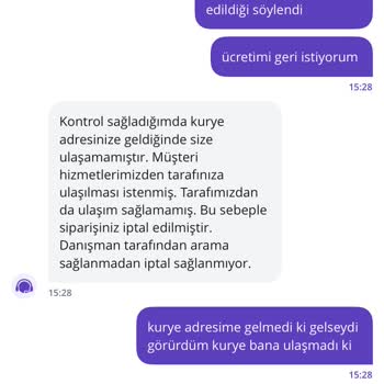 Kurye Teslimatı Yapmadan Sipariş İptali Ve Ücret İadesi Sorunu