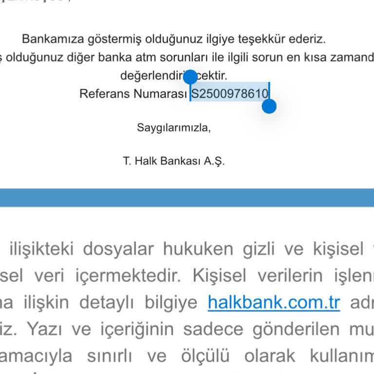 ATM Arızası Nedeniyle 250 TL Paramı 7 Gündür Alamadım