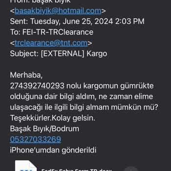 İade Edilmeyen Ücret Ve Cevapsız Kalan Mailler