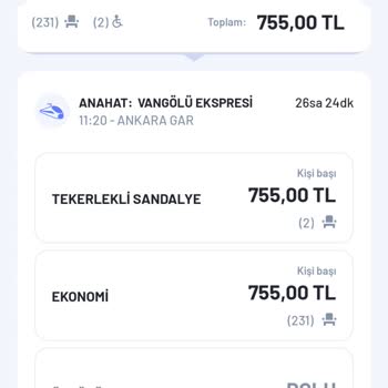 Van Gölü Ekspresi'nde Bilet Bulmak İmkansız, Tur Şirketleri Öncelikli!