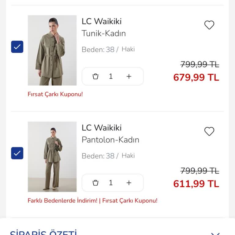 LCW İnternet Sitesindeki İndirim Oranları Gerçekten Yansıtılmıyor