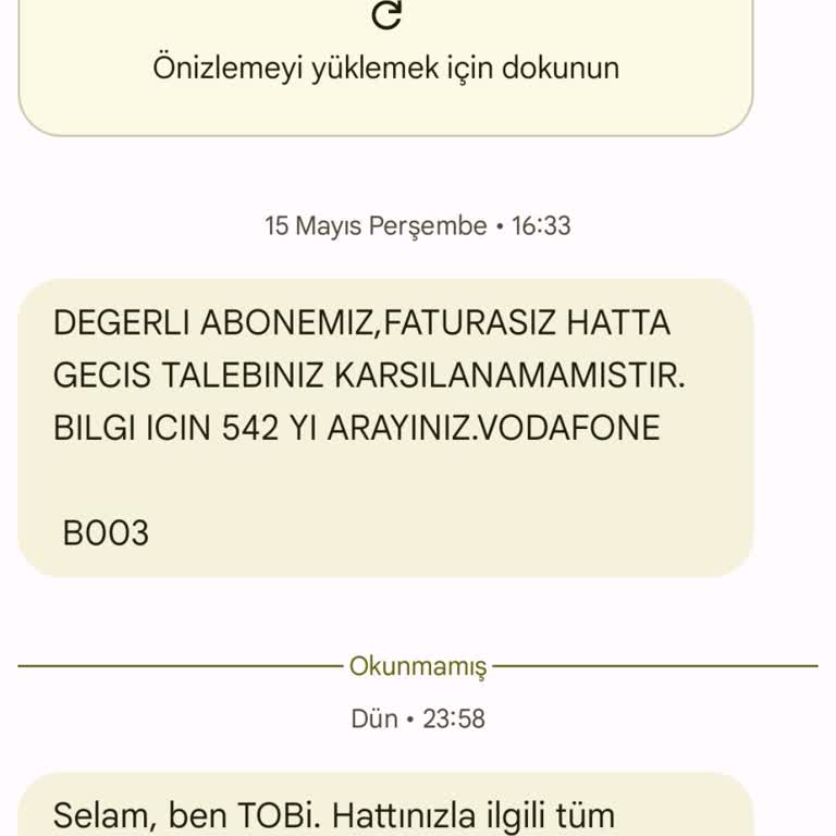 Onayım Dışında Hattım Faturasız Hatta Geçirildi, Haksız Borç Yansıtıldı