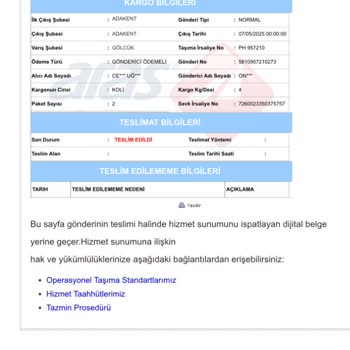 Kargom Kayboldu Kimse Sorumluluk Almadı Mağduriyetim Sürüyor