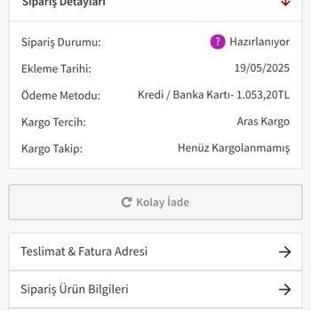 Siparişim Günlerdir Hazırlanıyor Ve Bilgi Alamıyorum