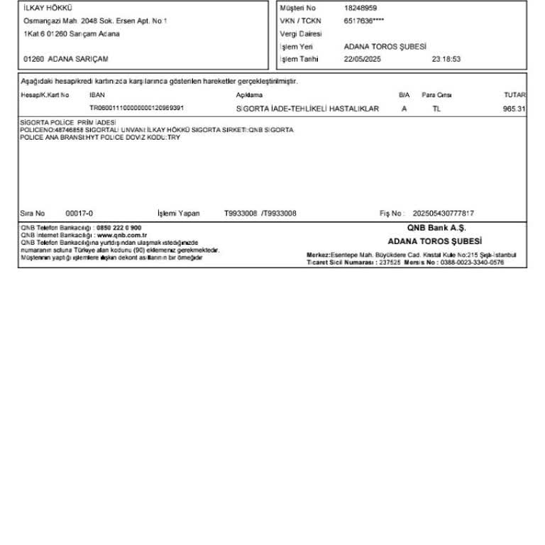 Kredi Erken Kapatmada Eksik Sigorta İadesi Mağduriyeti