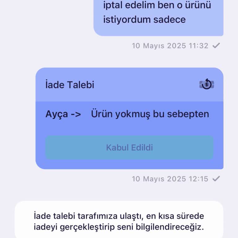 Ödemem Anında Alındı İadem Haftalardır Yapılmıyor