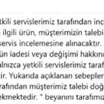 Arızalı Ürün, Eksik Onarım Ve Müşteri Hizmetlerinde Hayal Kırıklığı!