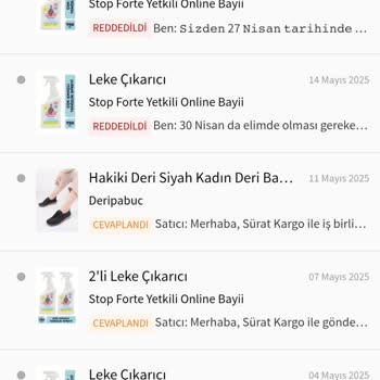 Sürat Kargo Nedeniyle Teslim Edilemeyen Ürün Ve İade Sorunu