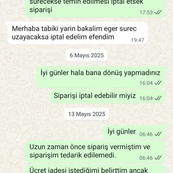 Sipariş Verildi, Ürün Gönderilmedi Ve İade Süreci Uzatıldı