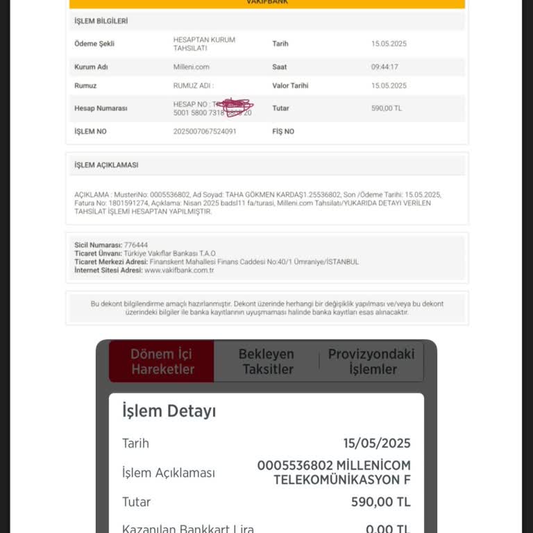 Aynı Faturanın İki Kez Tahsil Edilmesine İtiraz