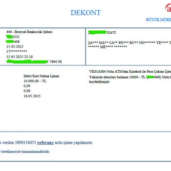 ATM'den Çekilemeyen Para Hala İade Edilmedi!