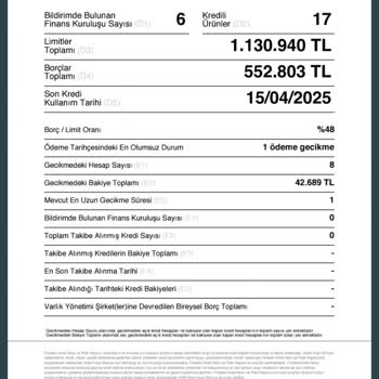 Findeks Raporunda Borçlarım Güncellenmiyor, Kredi Puanım Olumsuz Etkileniyor