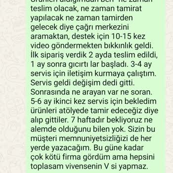 Teslimat Ve Tamirat Sürecinde Yaşanan Gecikmeler Ve İletişim Sorunları