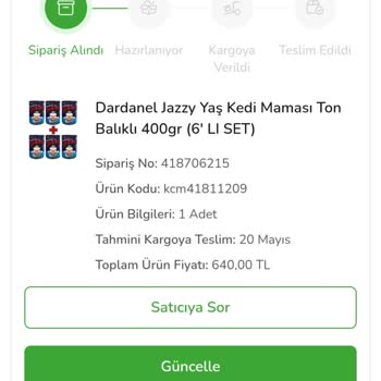 Siparişim Zamanında Gönderilmedi, Müşteri Hizmeti Yetersiz Kaldı