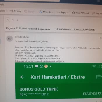Koltuk Seçimi Ücretinin İadesinde 5 Aydır Sonuç Alamadım, Banka Ve Pegasus Arasında Mağdur Oldum