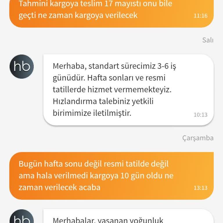 Siparişim Zamanında Kargolanmadı, İletişim Yetersiz Kaldı