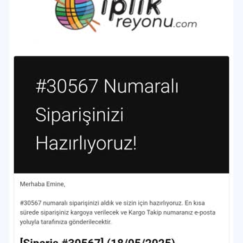 iplikreyonu.com Siparişten Sonra İletişim Yok, Ürünler Teslim Edilmedi Endişesi