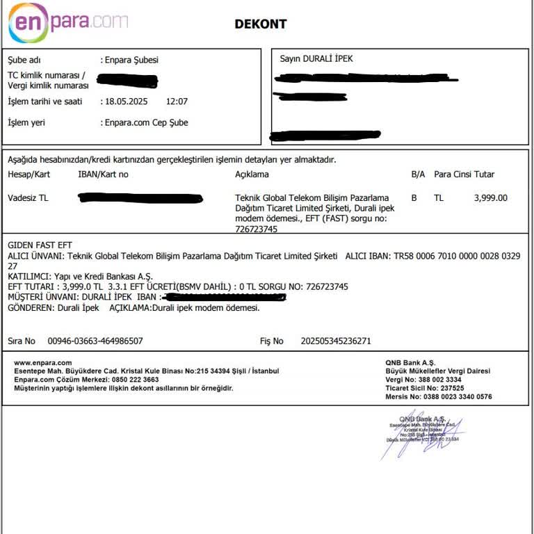 Yanıltıcı Müşteri Hizmetleri Numarasıyla Mağduriyet Ve İzinsiz İşlem Şikayeti