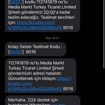 Yanlış Adrese Teslim Edilmeyen Ürün Ve Yetersiz Müşteri Hizmetleri Deneyimi