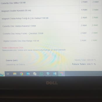 Migros Sanal Market’te Eksik Dondurma Teslimatı Ve Yetersiz Saklama Koşulları