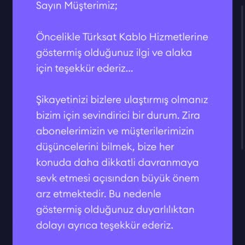 Taşınma Sonrası Kablo TV Ve Kablo Net Hizmetinin Uzun Süre Bağlanmaması Ve Müşteri Hizmetlerinin İlgisizliği