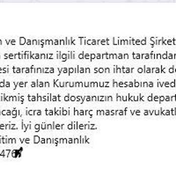 Mbk Akademi'nin Korkutma Ve Şantaj Yöntemleriyle Haksız Para Talebi