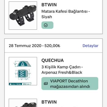 Decathlon Arpenaz 3 Fresh & Black Çadırın Garanti Süresinde Kusuruna Çözüm Bulunmuyor