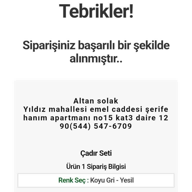 Yanlış Ürün Gönderimi Ve İletişim Eksikliği