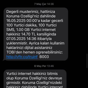 Vodafone Bilgilendirme Eksikliği ve Yetersiz Müşteri Hizmetleri Nedeniyle Fatura Şoku