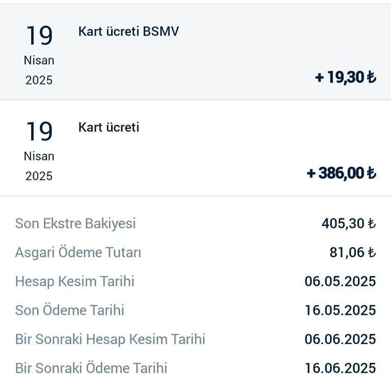 Kredi Kartı Yıllık Üyelik Ücreti İptali Talebim