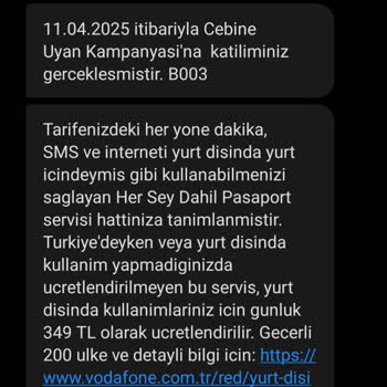 Vodafone Taahhüt Yenilemede Verilen Sözler Tutulmadı Fatura Beklenenden Çok Yüksek Çıktı