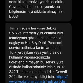 Vodafone Taahhüt Yenilemede Verilen Sözler Tutulmadı Fatura Beklenenden Çok Yüksek Çıktı
