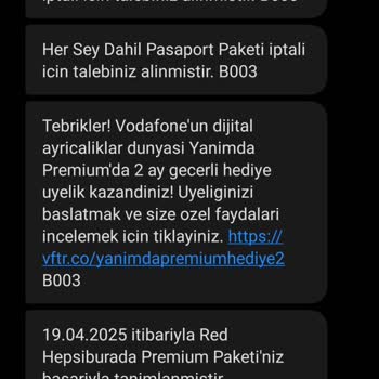 Vodafone Taahhüt Yenilemede Verilen Sözler Tutulmadı Fatura Beklenenden Çok Yüksek Çıktı