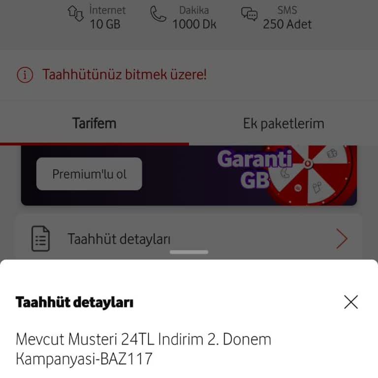 Taahhüt Bitişi Sonrası Yanlış Bilgilendirme Ve Yüksek Fatura Problemi
