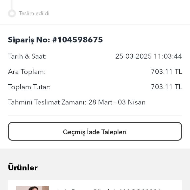 Ich habe zu Ostern bei Modanisa bestellt, Werbung falsch, Lieferung bleibt aus!