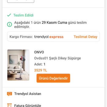 Onvo Dik Süpürgede Şarj Ve Çekiş Problemi