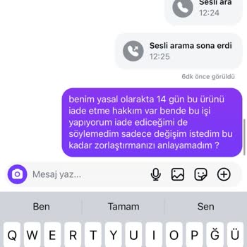 Gzfashiion Değişim Talebime 14 Gün Süresi İçinde Yanıt Verilmedi, Mağdur Edildim